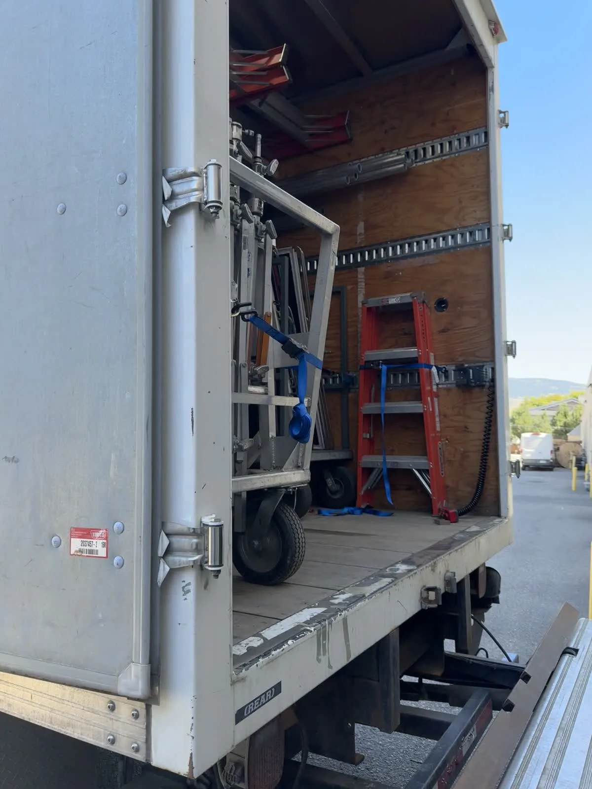 Pacific Backlot truck outside Kelowna Film Studios during the Ciele commercial